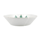 Melamine Lastra Holiday Large Shallow Serving Bowl